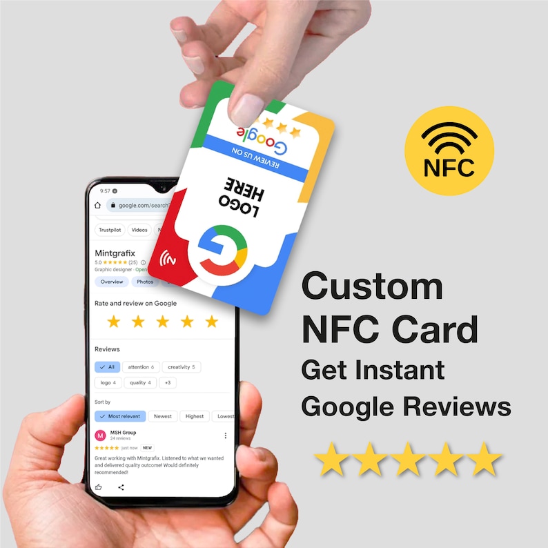 Google reviews nfc